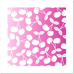 Pink Cherry Posters and Art